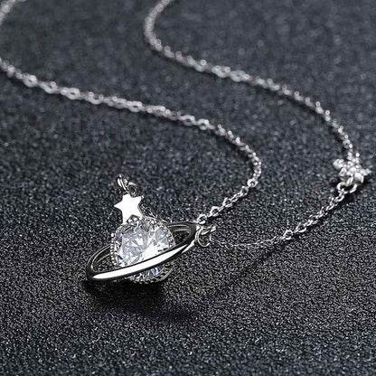 diamond pendant galaxy jewelry