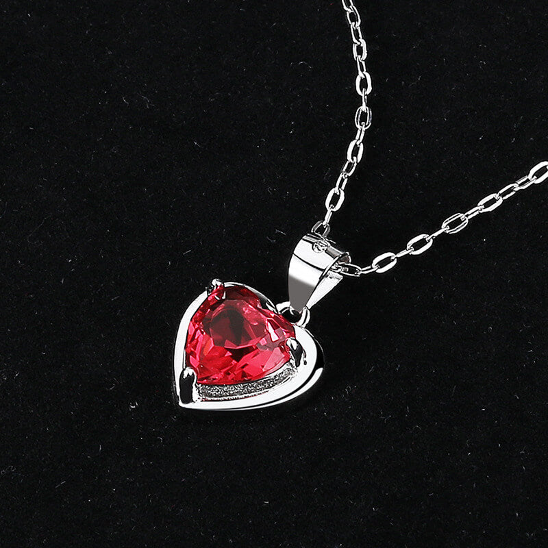 swarovski ruby necklace