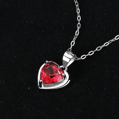 swarovski ruby necklace