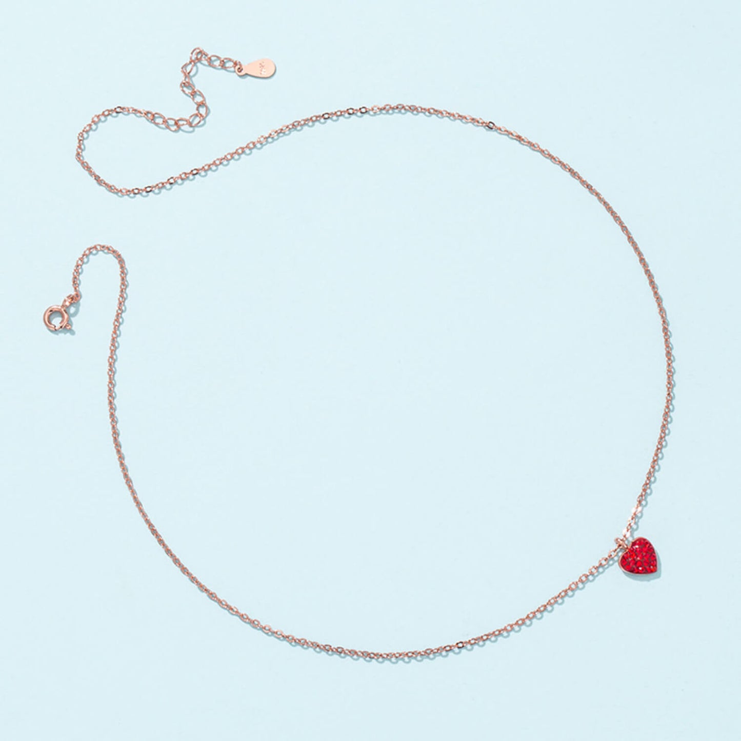 uk ruby heart necklace