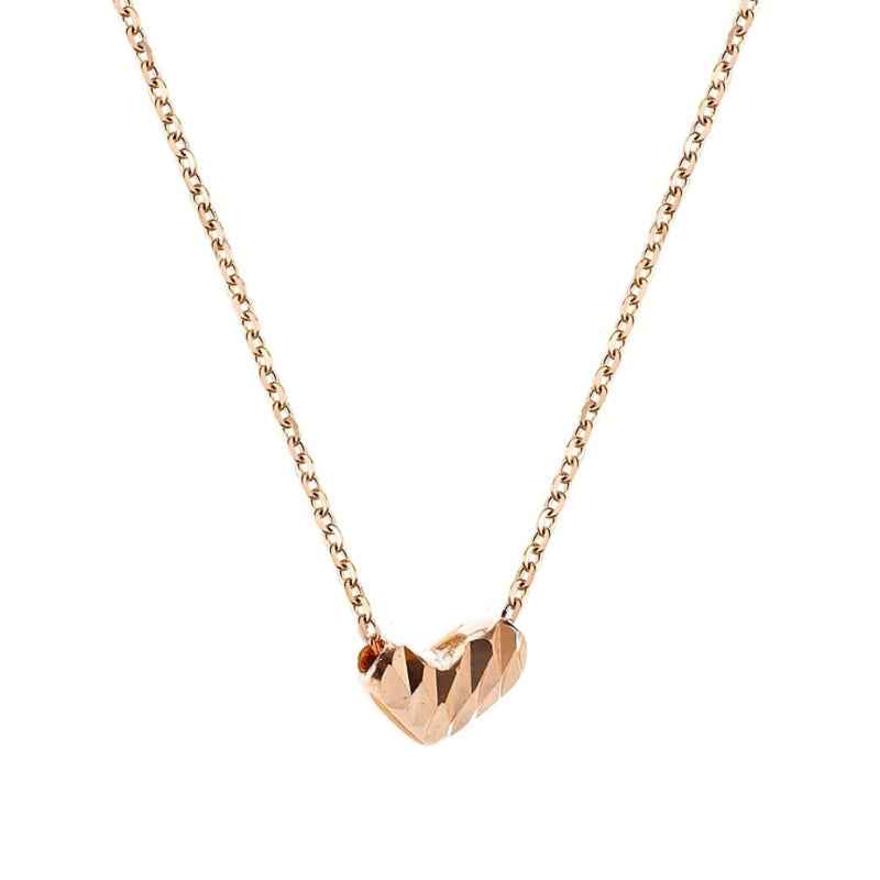 Silver Jewelry Factory Silver Heart Necklace