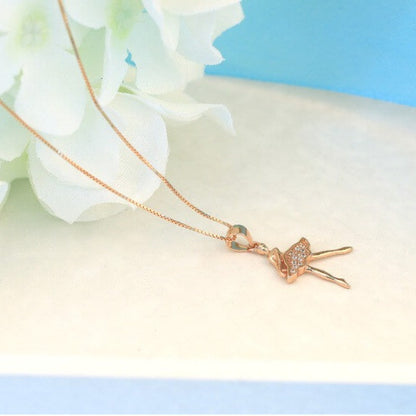 ballet soul pendant necklace