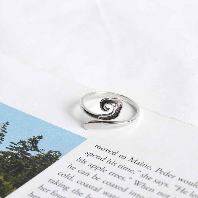 Sterling Silver Spiral Ring