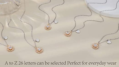 sunflower necklace gift for women