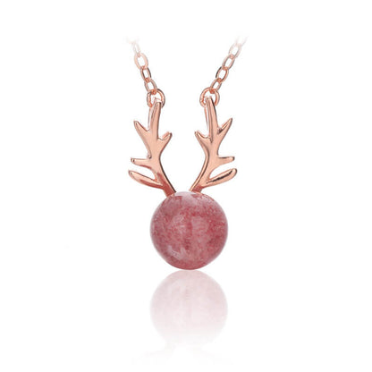 stag antler pendant