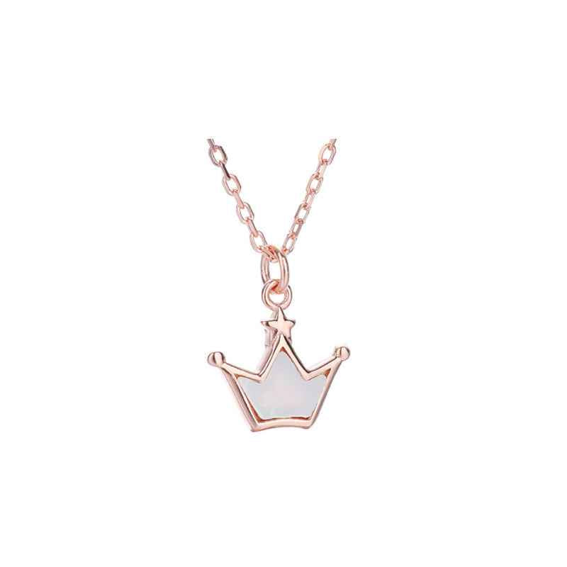 silver crown pendant