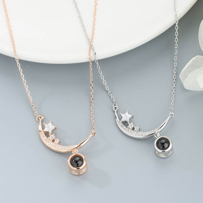 "I Love You" in 100 Languages Roman Numeral Pendant

