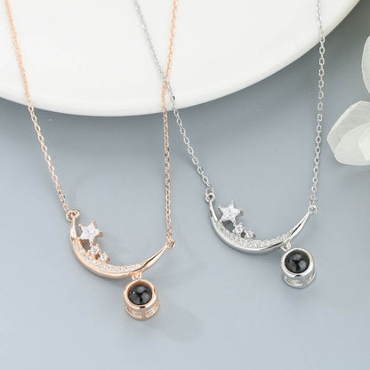 "I Love You" in 100 Languages Roman Numeral Pendant

