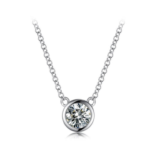 solitaire diamond pendant design