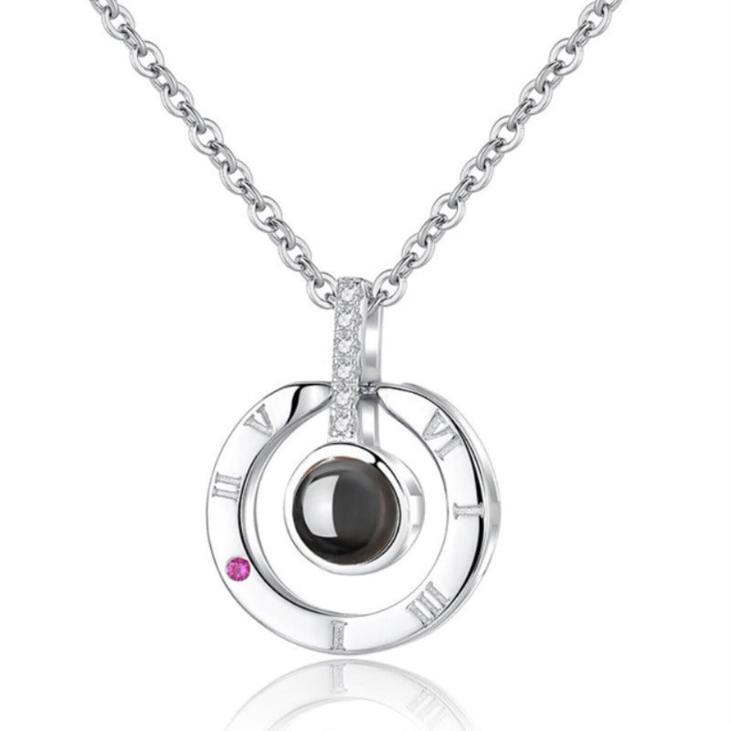 sterling silver projection necklace uk