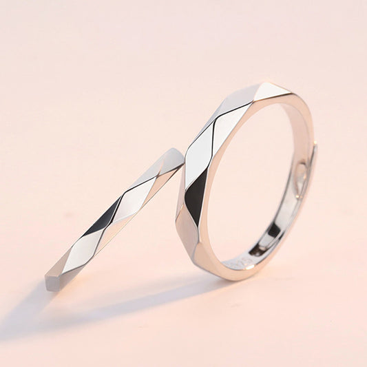 sterling silver band ring mens