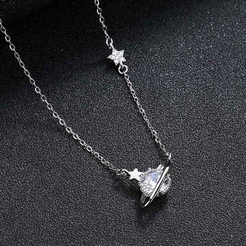 diamond pendant galaxy jewelry