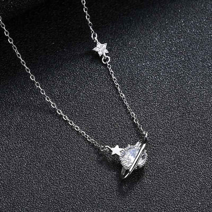 diamond pendant galaxy jewelry