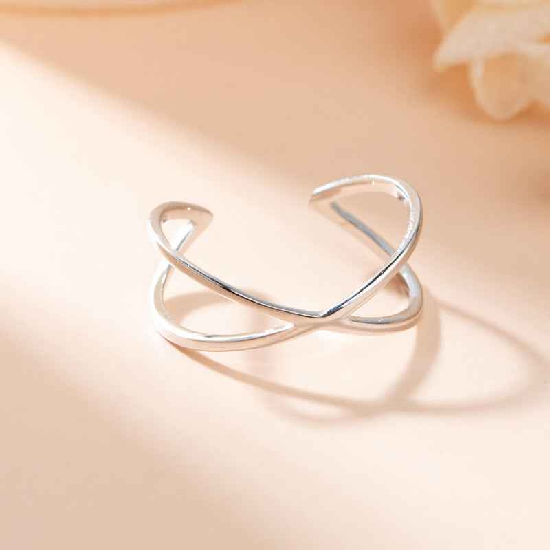 Crisscross Open Band Ring