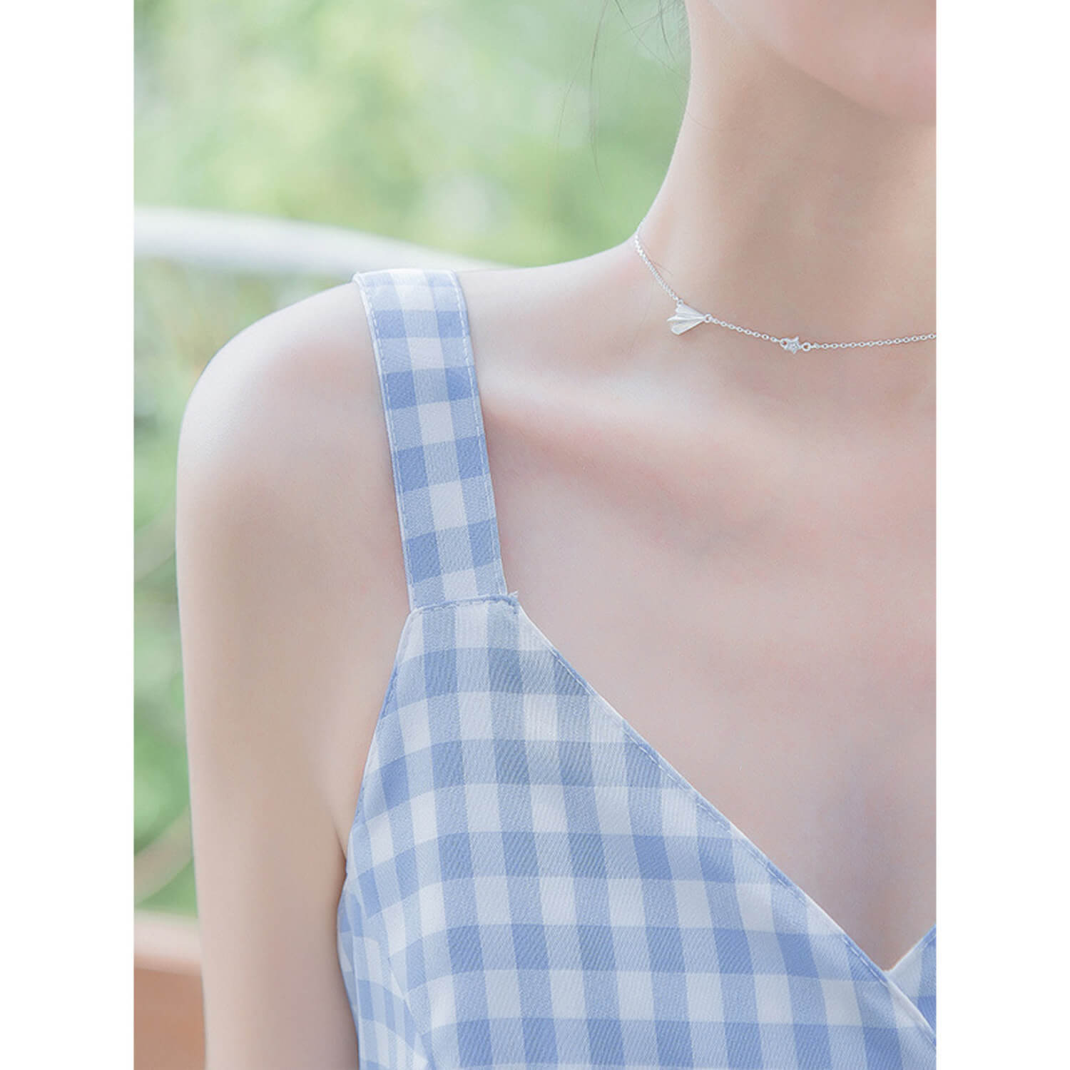 Paper Plane Necklace