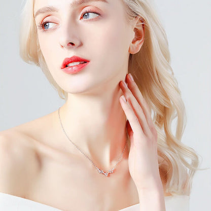 deer antler necklace gold