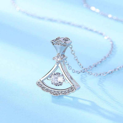 diamond skirt Necklace