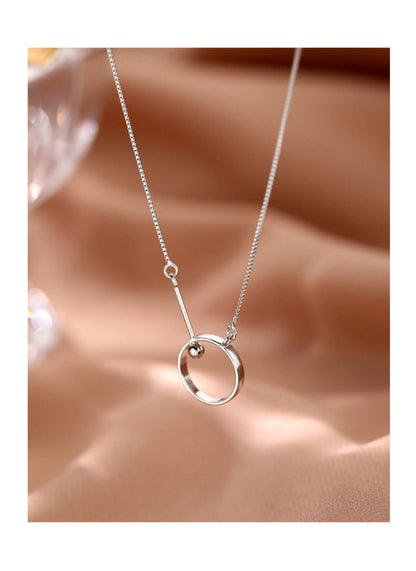 circle bar necklace choker