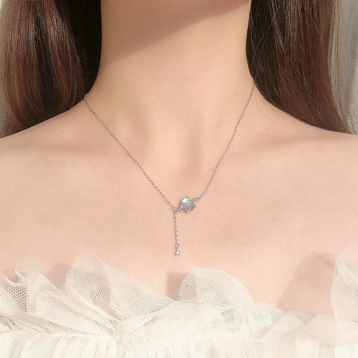 moonstone universe necklace