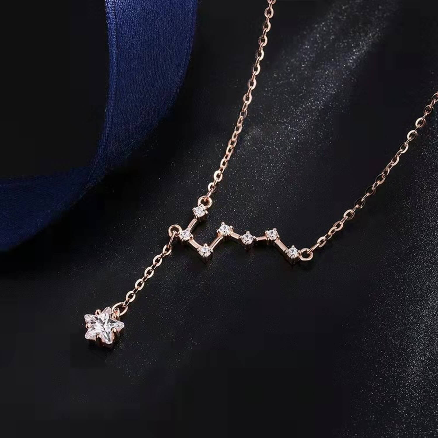 virgo star sign pendant
