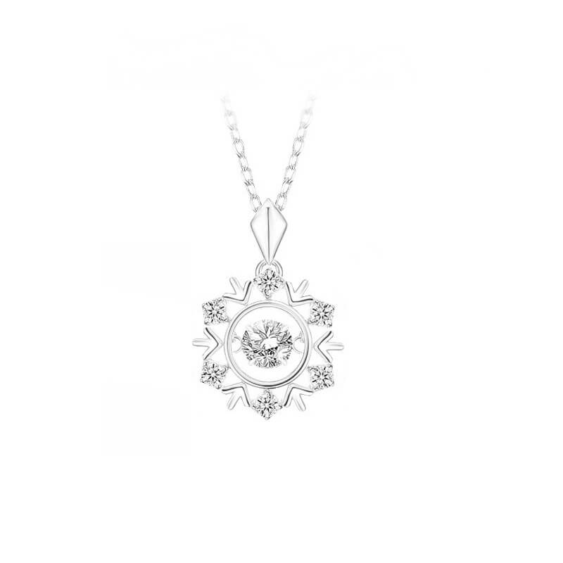 snowflake necklace pandora