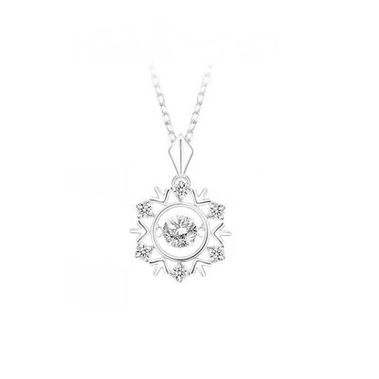snowflake necklace pandora