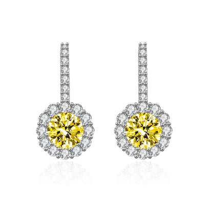 Dazzling Single Halo Studs