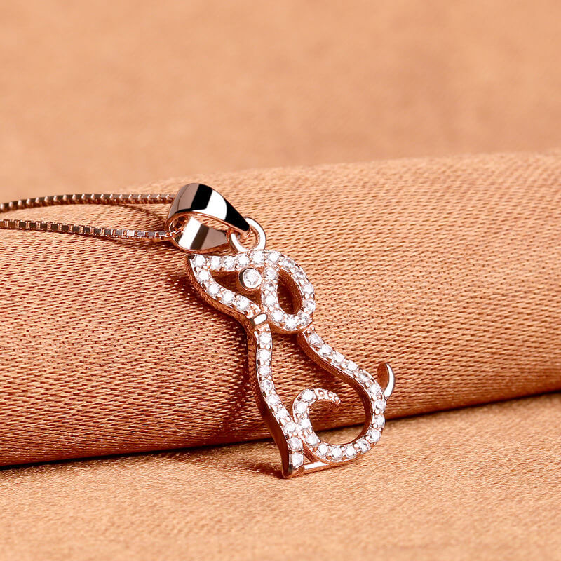 Puppy Outline Necklace
