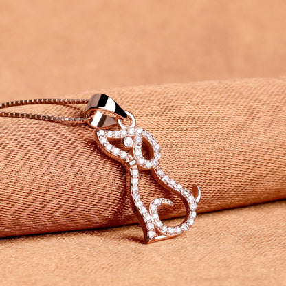 Puppy Outline Necklace
