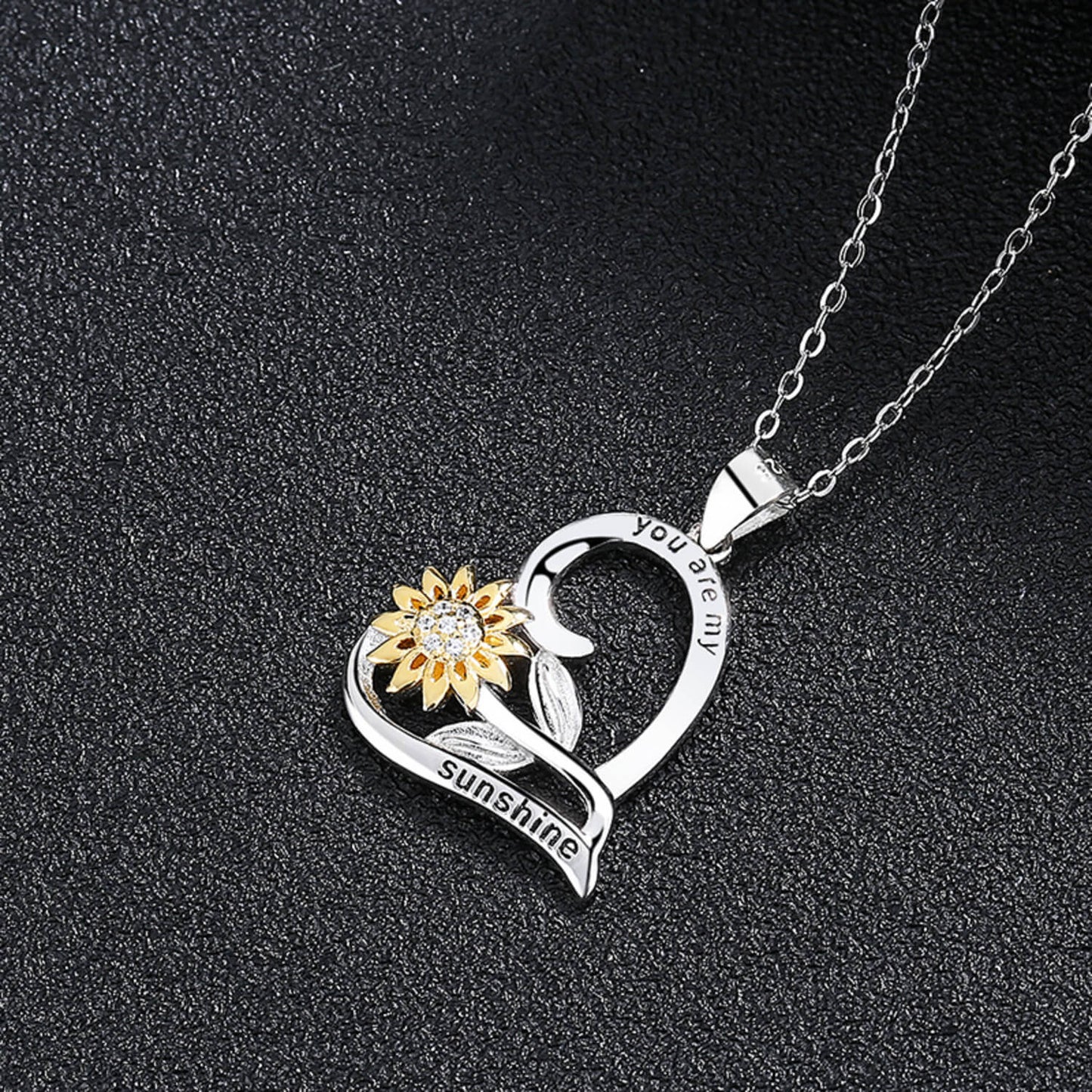 you are my sunshine necklace sterling silver