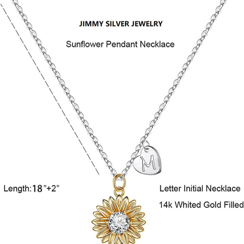 sunflower necklace you are my sunshine