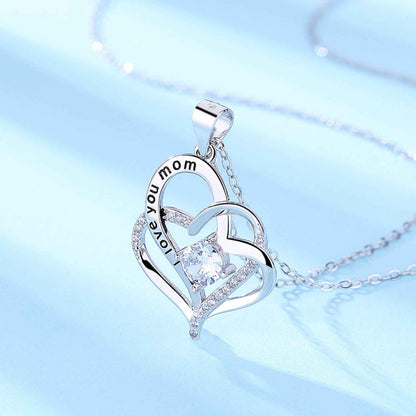 I love you mom necklace