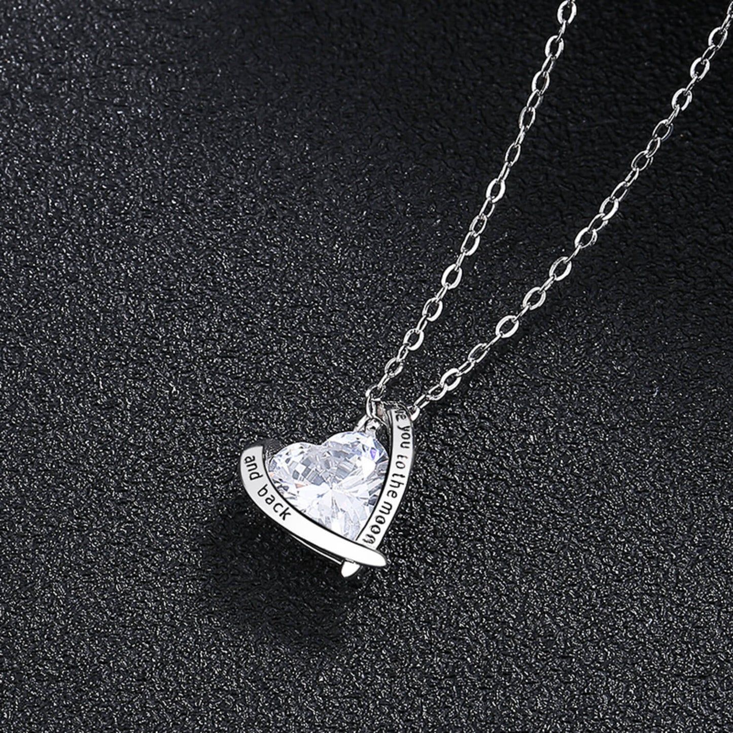 I love you to the moon and back pendant usa