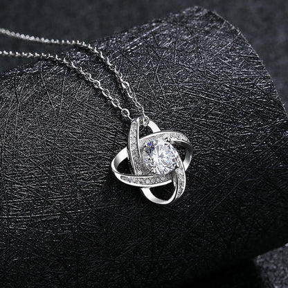 zircon clover necklace amazon