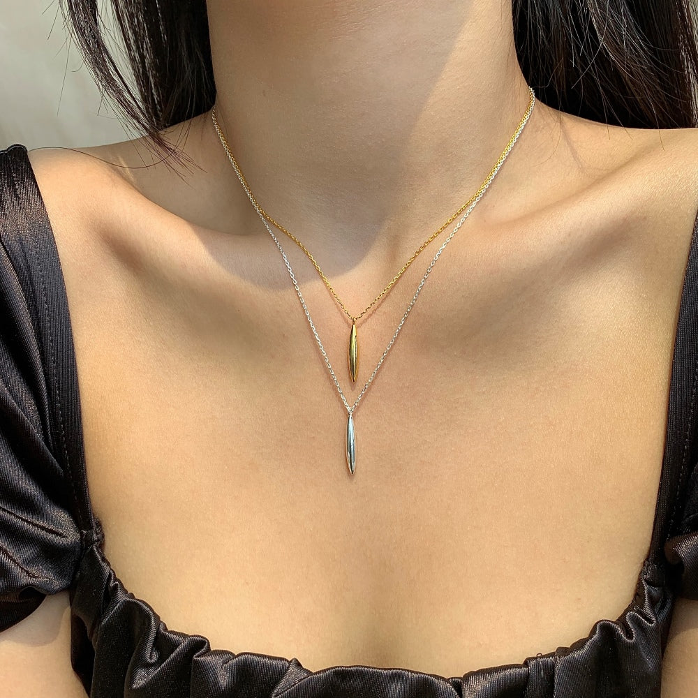 dainty sterling silver necklace