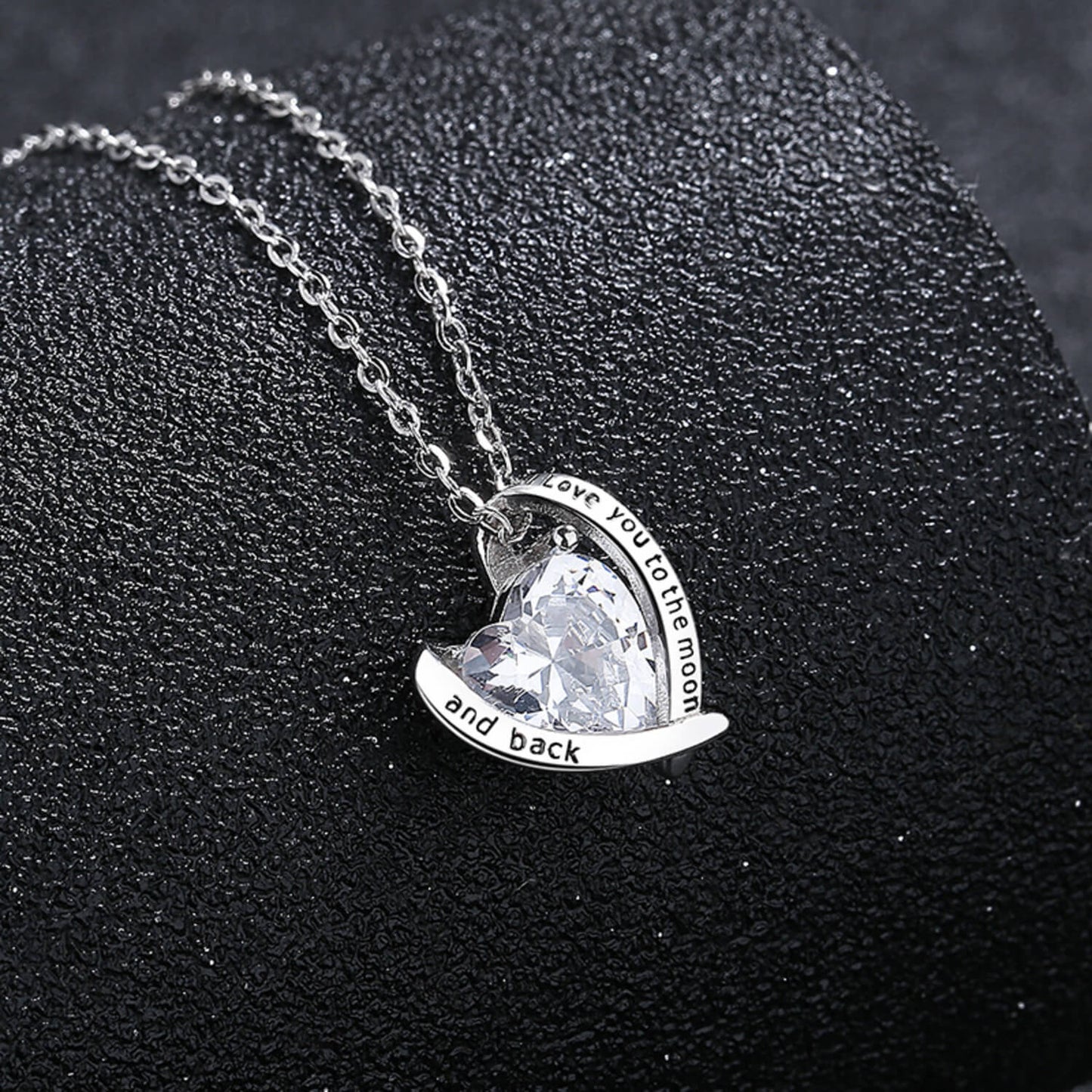I love you to the moon and back pendant us