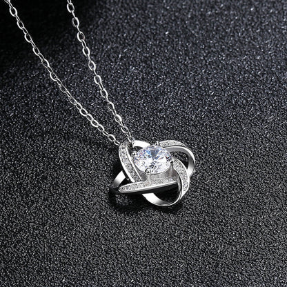 zirconia clover necklace us