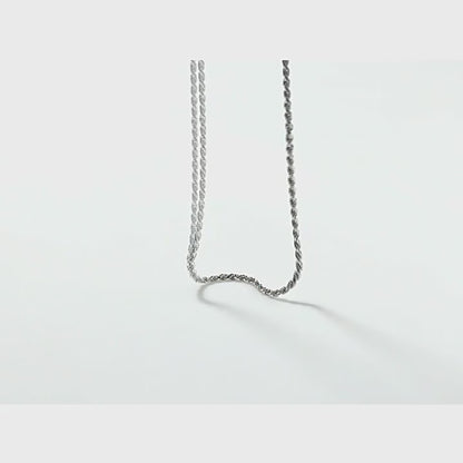 fine sterling sliver chain video