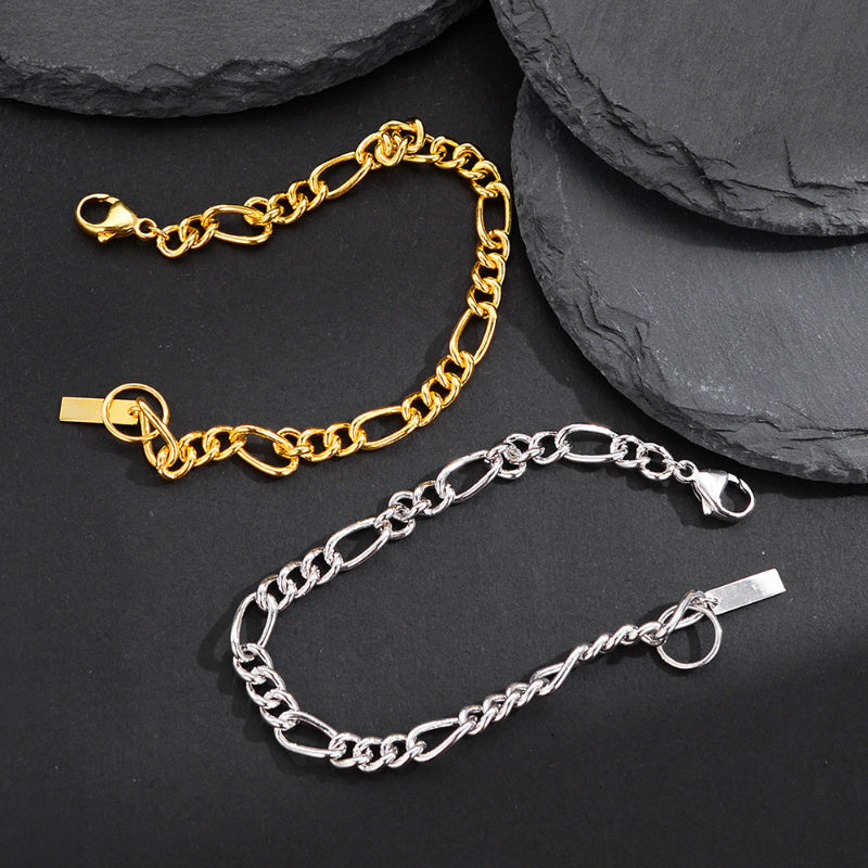 925 figaro bracelet