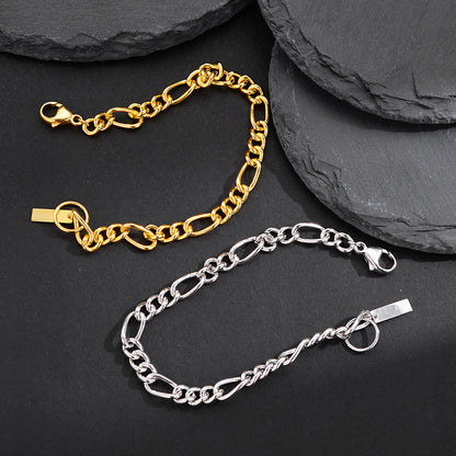 925 figaro bracelet