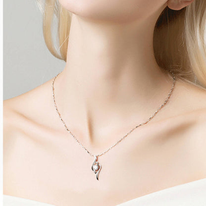 diamond solitaire pendant uk