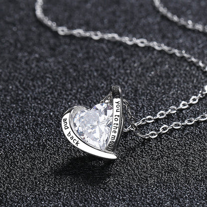 I love you to the moon and back necklace amazon