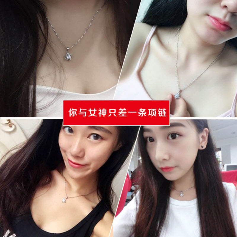 diamond clover necklace ebay amazon