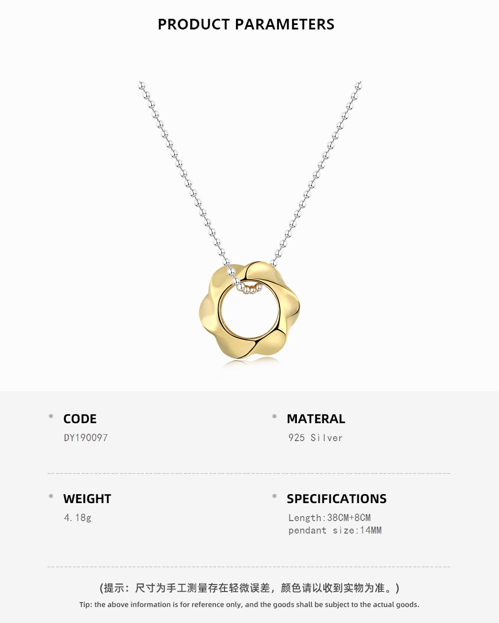 sterling silver necklace rings