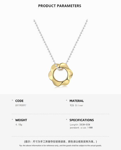 sterling silver necklace rings