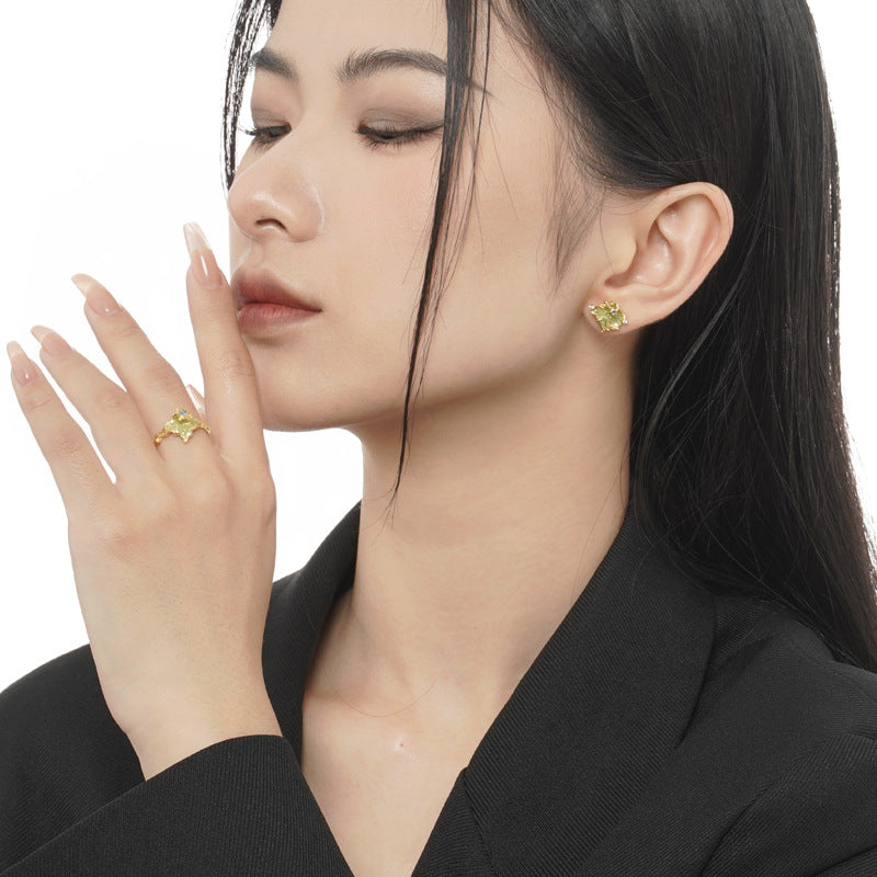 unique textured earrings