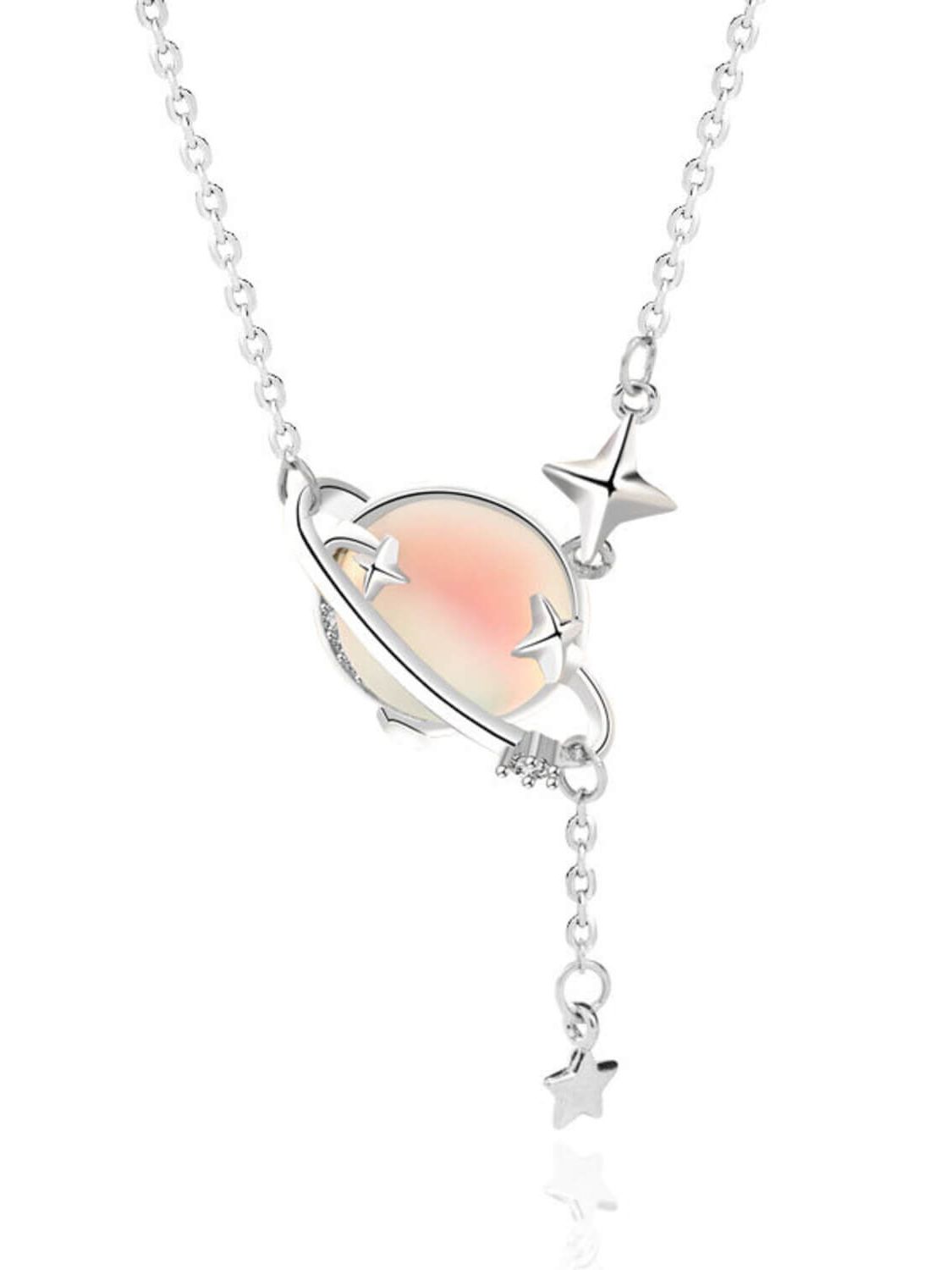 universe star pendant moonstone