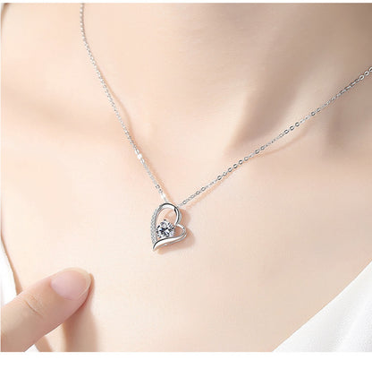 diamond heart pendant