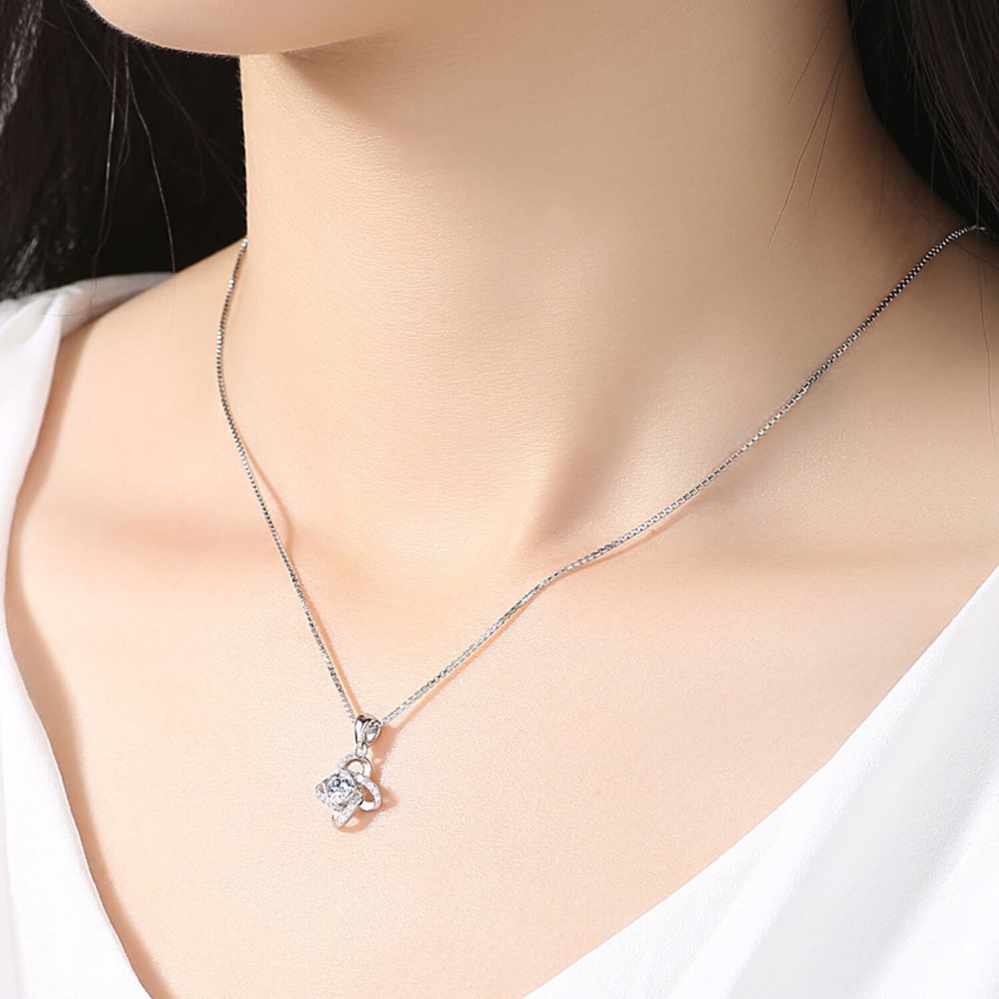 diamond clover necklace europe ebay