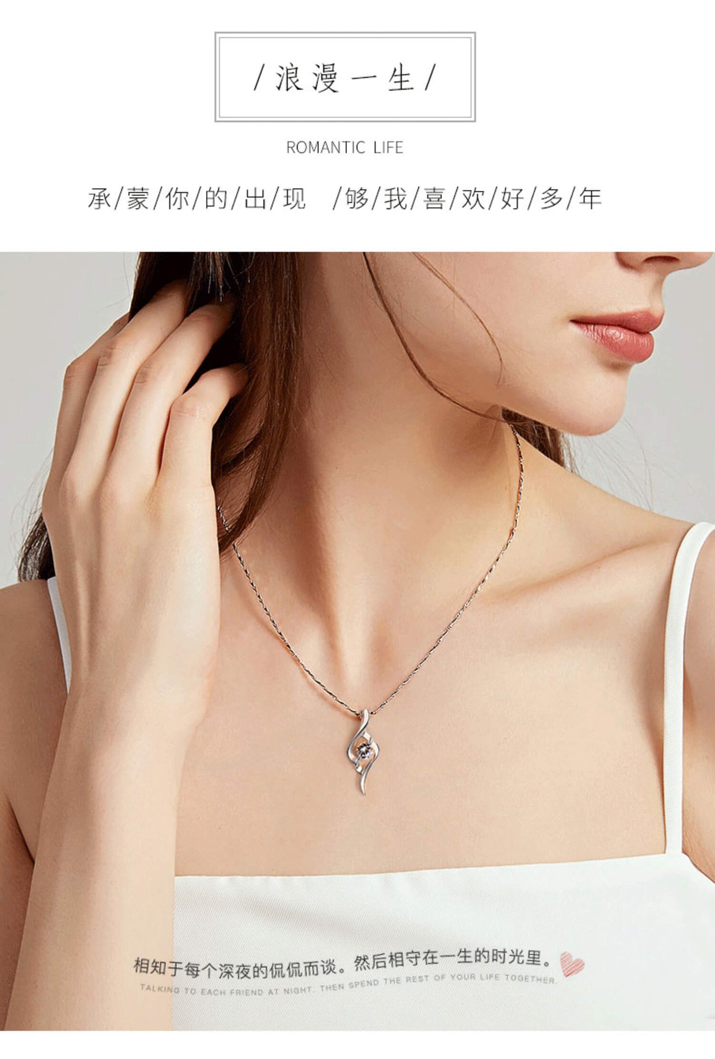 diamond solitaire pendant necklace